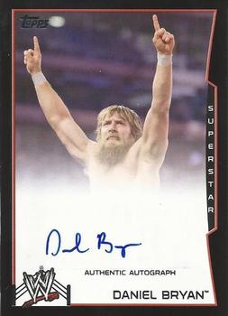 2014 Topps WWE - Autographs Black #NNO Daniel Bryan Front