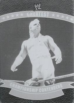 2014 Topps WWE - Greatest Championship Contenders Printing Plates Black #2 Mr. Perfect Front