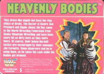1995 Action Packed WWF #5 Heavenly Bodies Back