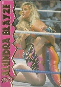 1995 Action Packed WWF #8 Alundra Blayze Front