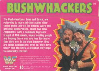 1995 Action Packed WWF #20 The Bushwhackers Back
