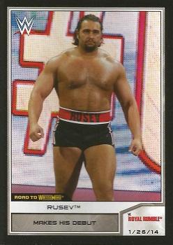 2014 Topps WWE Road to Wrestlemania #72 Rusev Front