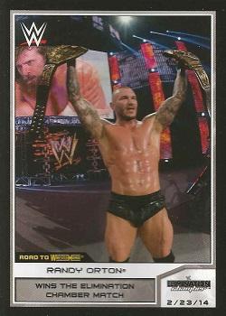 2014 Topps WWE Road to Wrestlemania #80 Randy Orton Front