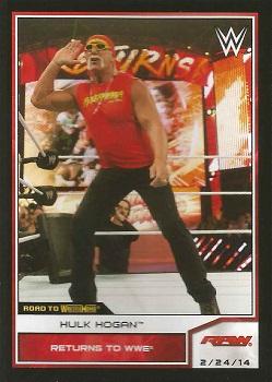 2014 Topps WWE Road to Wrestlemania #81 Hulk Hogan Front