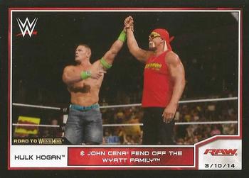 2014 Topps WWE Road to Wrestlemania #86 Hulk Hogan Front