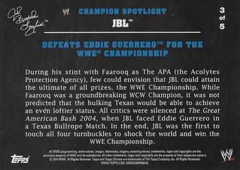 2014 Topps Chrome WWE - Champions Tributes #JBL3 JBL Back