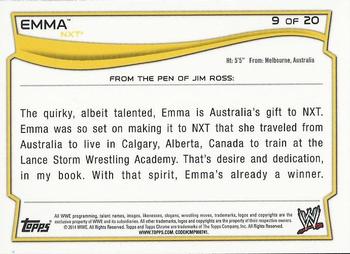 2014 Topps Chrome WWE - NXT Prospects #9 Emma Back
