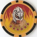 2011 Topps WWE Power Chipz #5 Rey Mysterio Front