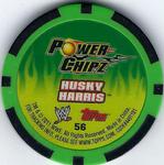 2011 Topps WWE Power Chipz #56 Husky Harris Back