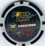 2011 Topps WWE Power Chipz - Legends #L14 Yokozuna Back